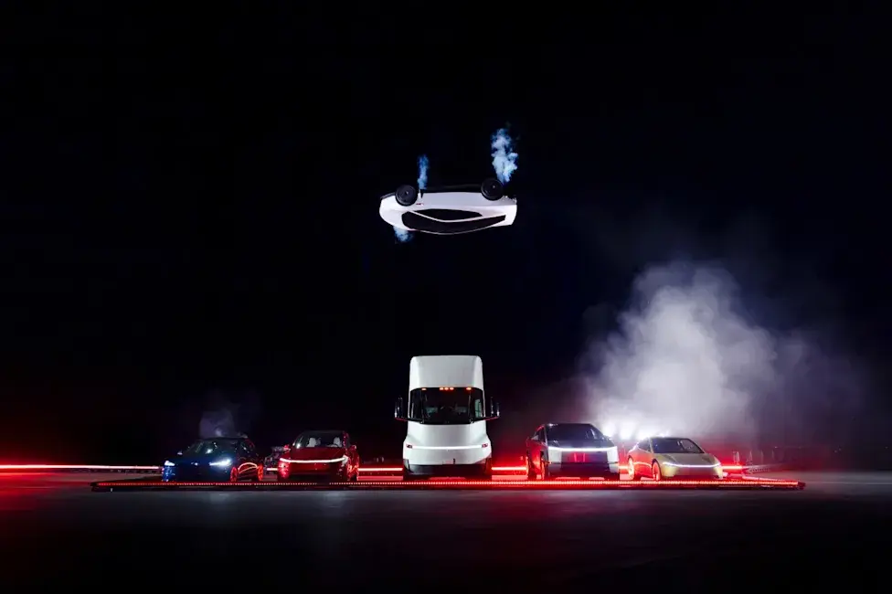Tesla Flying Roadster: Thrusters, Features