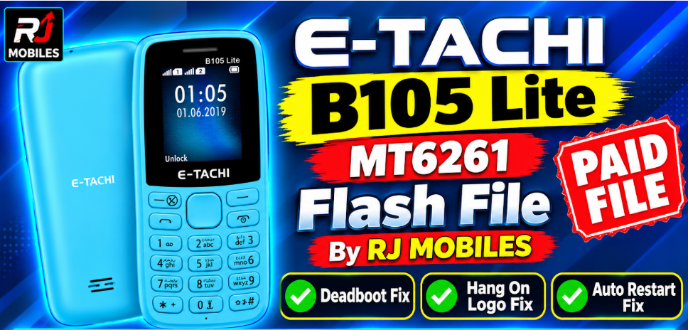 Repare Document E-Tachi B105 Lite MT6261 Official Flash File | Deadboot Fix & Hang on ...