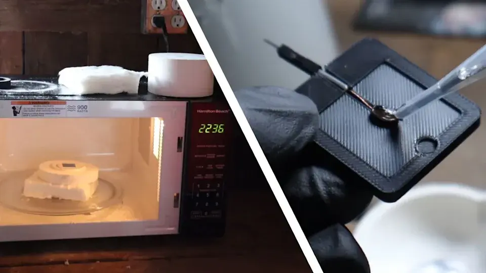 YouTuber Builds Working Solar Cell at Home With Microwave Kiln