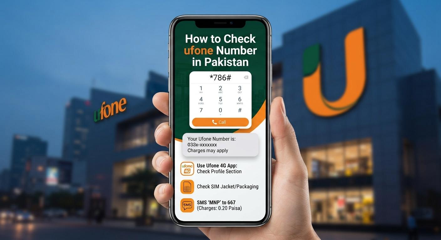 How to Check Ufone Number in Pakistan – Ufone Number Check Code