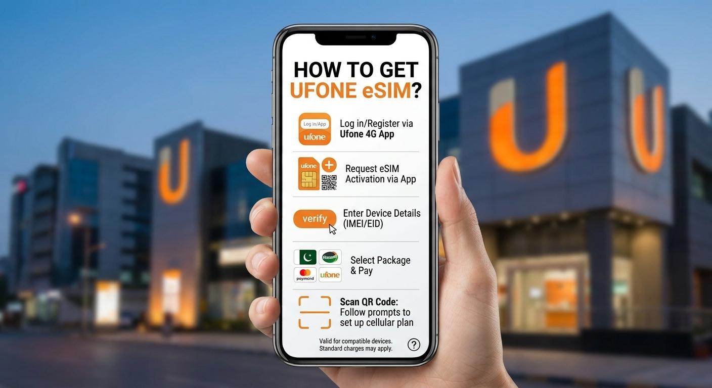 How to Get Ufone eSIM in Pakistan – Activation Guide