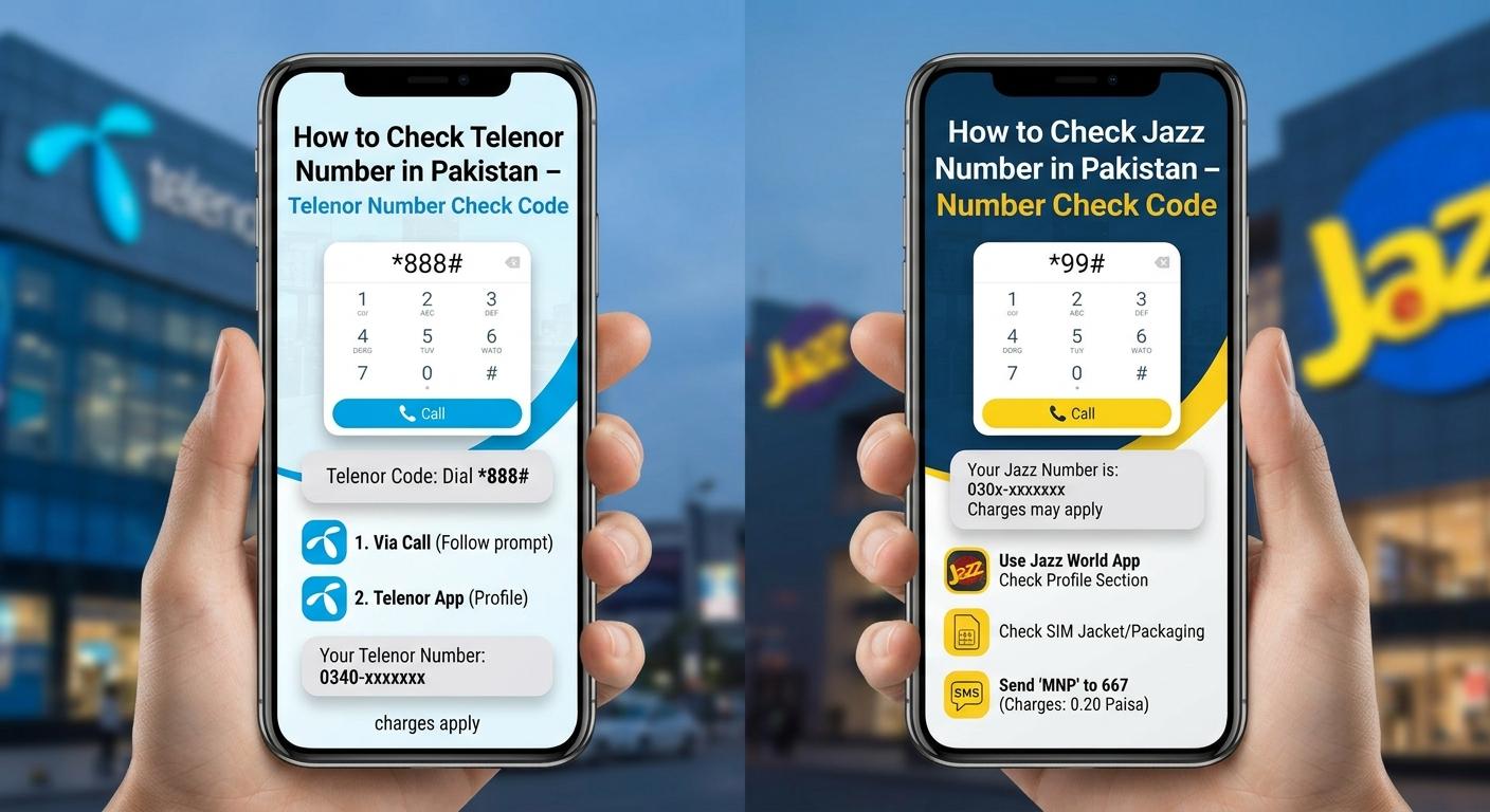 How to Check Telenor Number in Pakistan – Telenor Number Check Code