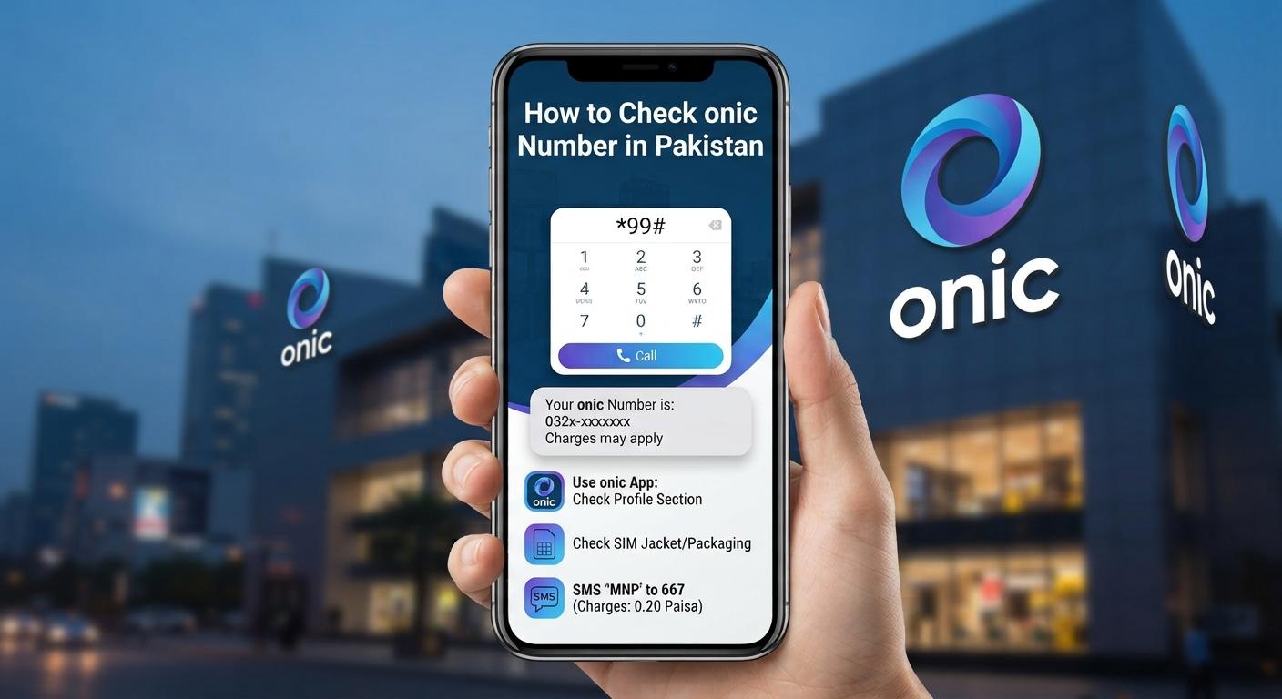 How to Check ONIC SIM Number in Pakistan – Easy Methods