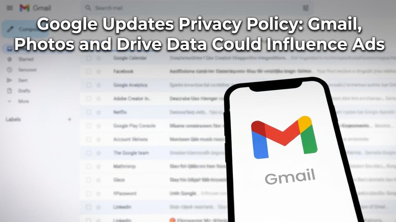 Google Updates Privacy Policy: Gmail, Photos and Drive Data Could Influence Ads