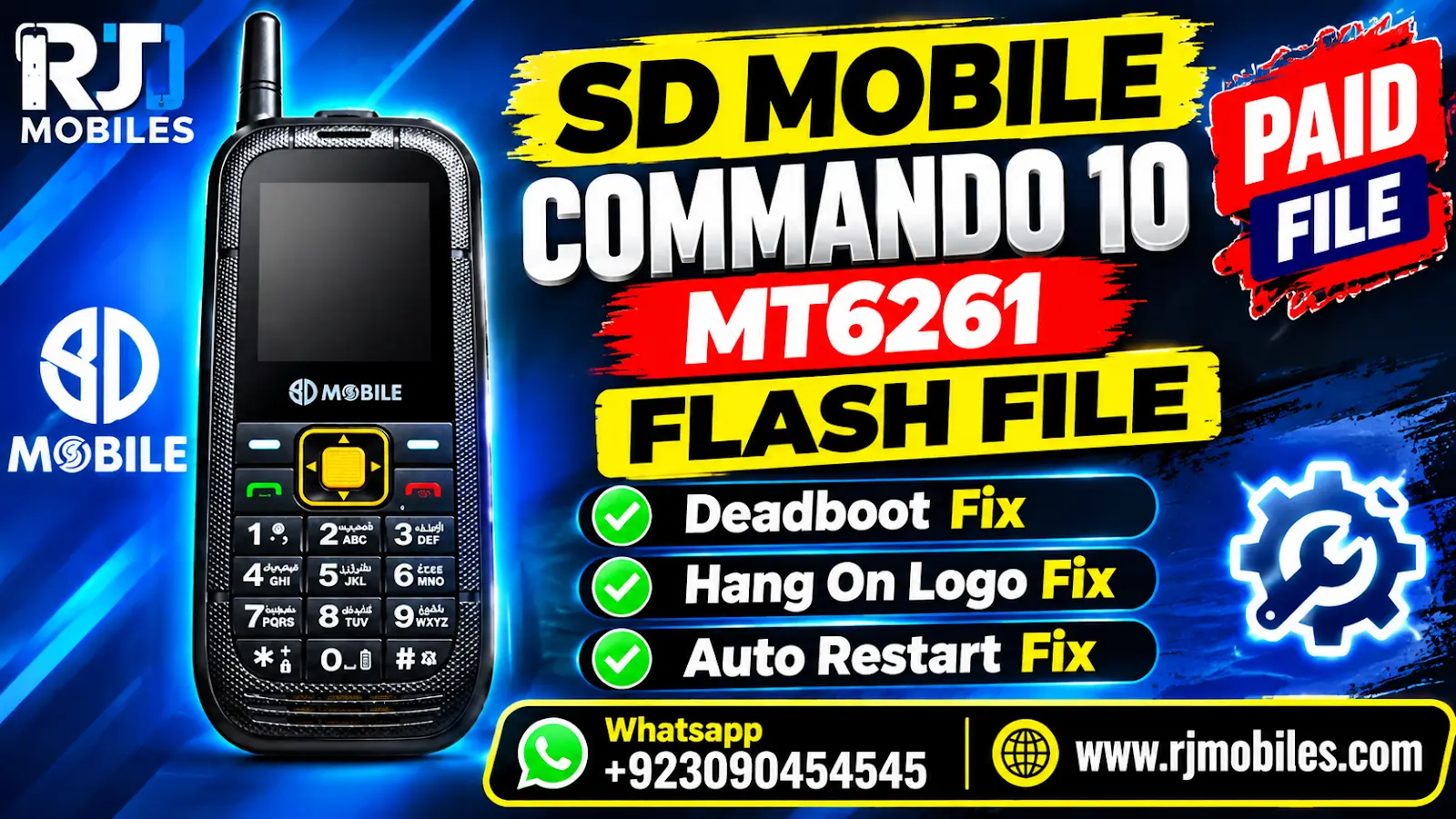 SD Mobile Commando 10 MT6261 Flash File