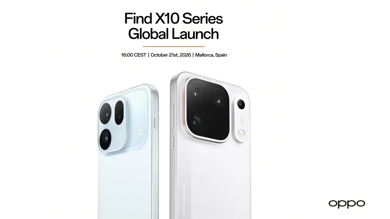Oppo Brings Find X10 and Find X10 Pro Max to Global Markets With Dimensity 9600 Chips on October 21