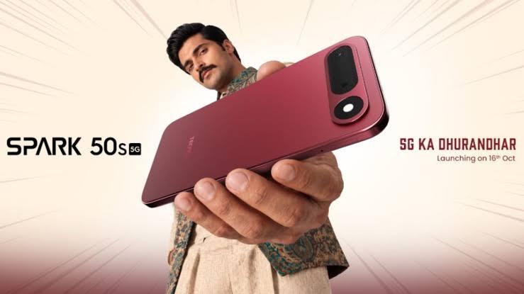 Tecno Spark 50S 5G Launch Date Confirmed for October 16