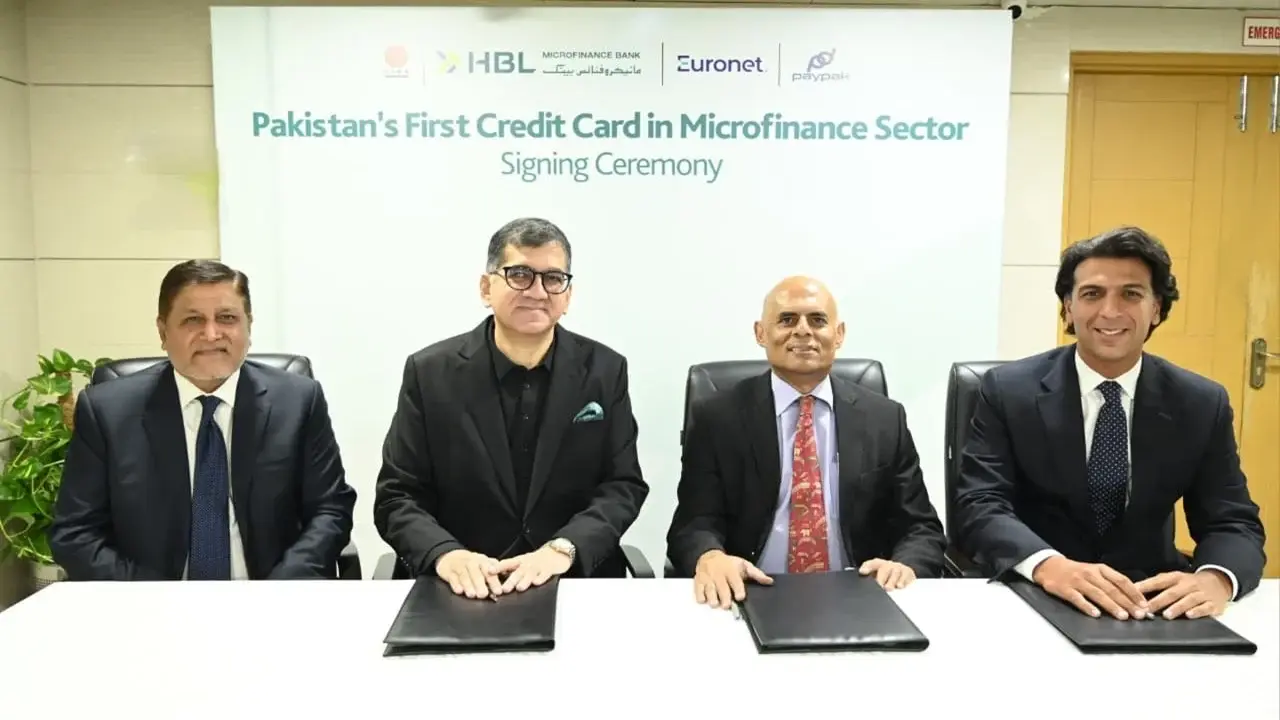 HBL Microfinance Bank, 1LINK & Euronet sign agreement to launch Pakistan’s first PayPak Credit Card